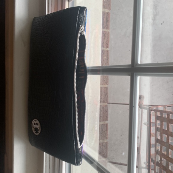 Hand painted Bag Crush clutch zip closure - Picture 6 of 8